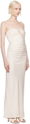 BEC + BRIDGE Off-White Emilia Strapless Dress