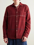 Portuguese Flannel - Torso Checked Cotton-Flannel Shirt - Red