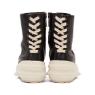 D.Gnak by Kang.D Black and White Back Lace High-Top Sneakers