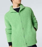 God's True Cashmere Ribbed-knit cashmere bouclé cardigan
