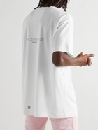 Givenchy - Oversized Logo-Print Cotton-Jersey T-Shirt - White