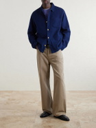 Folk - Assembly Checked Cotton Jacket - Blue