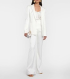 Galvan Bridal Sculpted satin blazer