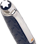 Montblanc - Meisterstück Petit Prince and Fox Resin and Platinum-Plated Ballpoint Pen - Blue