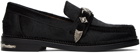 Toga Virilis SSENSE Exclusive Black Fur Loafers