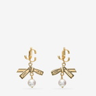 Jimmy Choo Ribbon Pearl Earring 