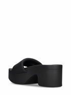 ALEXANDER WANG - 85mm Aw Padded Nylon Platform Slides