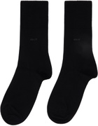 CDLP Five-Pack Black Mid-Length Bamboo Socks