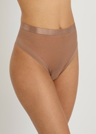 Spanx Sheersense Sculpting Mesh Thong Nude