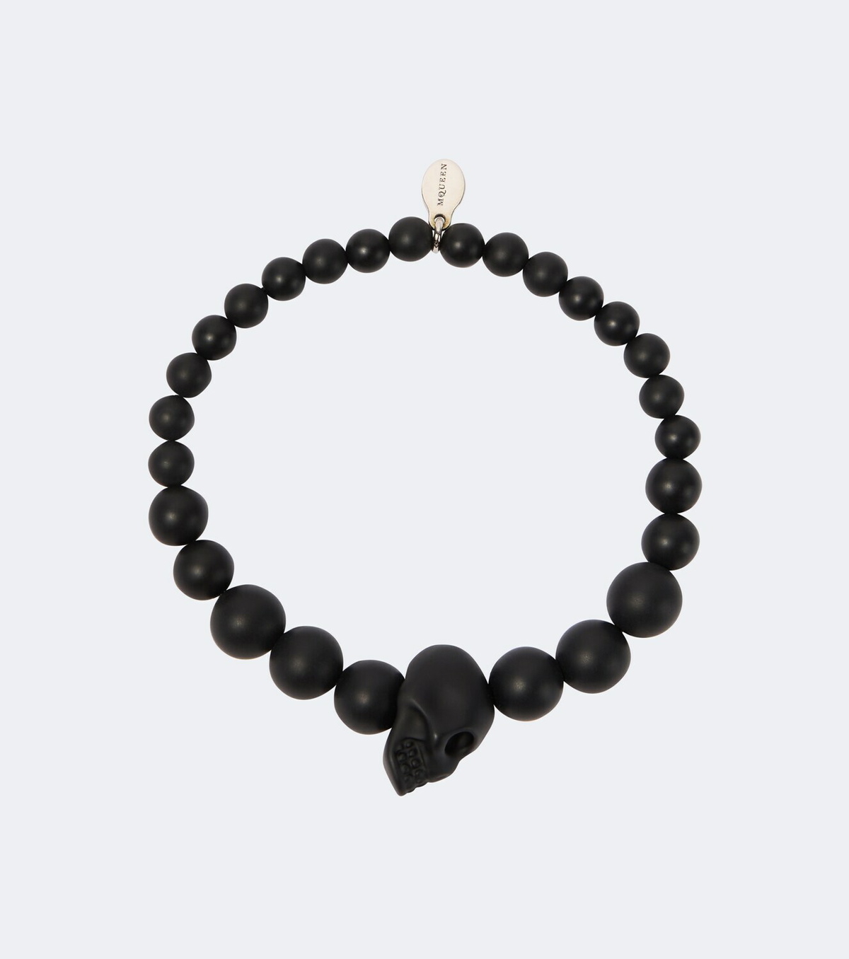 McQueen Beaded skull bracelet