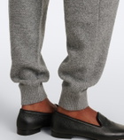 Victoria Beckham Wool and cashmere sweatpants