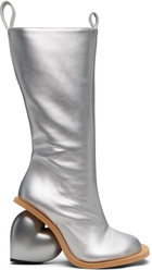 YUME YUME SSENSE Exclusive Silver Love Tall Boots