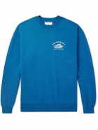 Local Authority LA - Divorsea Printed Cotton-Jersey Sweater - Blue