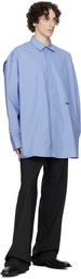 032c Black '032c Office Attire' Wide Leg Suit Trousers