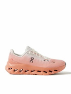 ON - Cloudtilt Stretch-Knit Sneakers - Orange