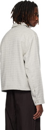 Lacoste Gray Short Textured Jacket
