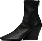 Proenza Schouler Black Slant Stretch Boots