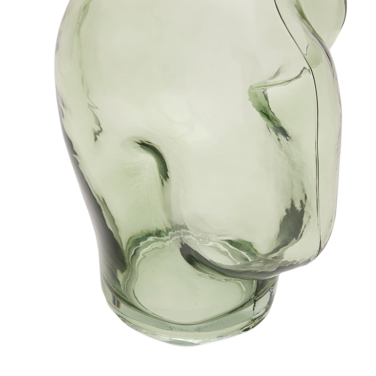 HKliving Gleam Glass Vase - High in Olive 