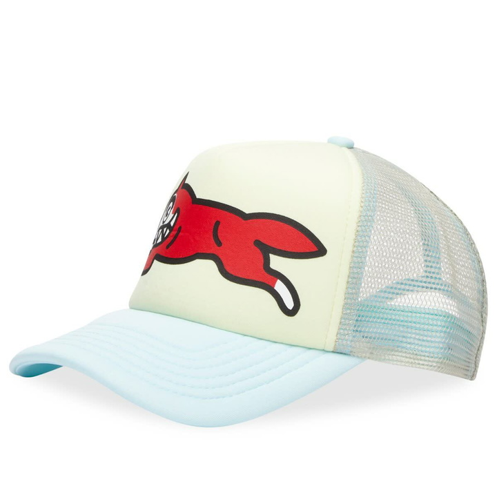 Photo: ICECREAM Men's Running Dog Trucker Cap in Ecru 
