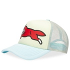 ICECREAM Men's Running Dog Trucker Cap in Ecru 