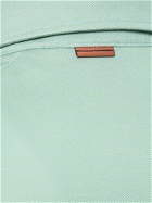 ZEGNA Cotton Piquet Short Sleeve Polo