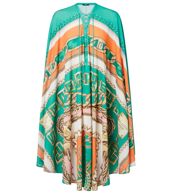 Photo: Balmain Printed kaftan