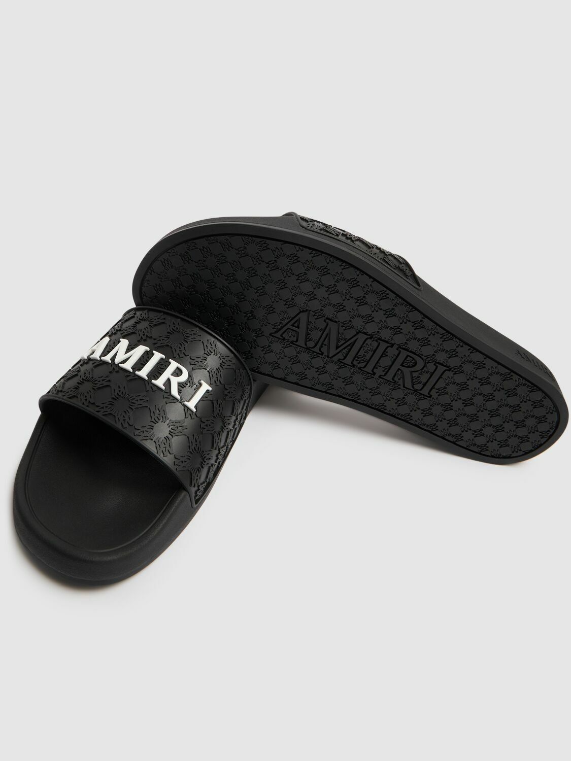AMIRI アミリ MA QUAD POOL SLID ロゴ入り サンダル AMIRI MA Quad Pool Slides | Harrods US