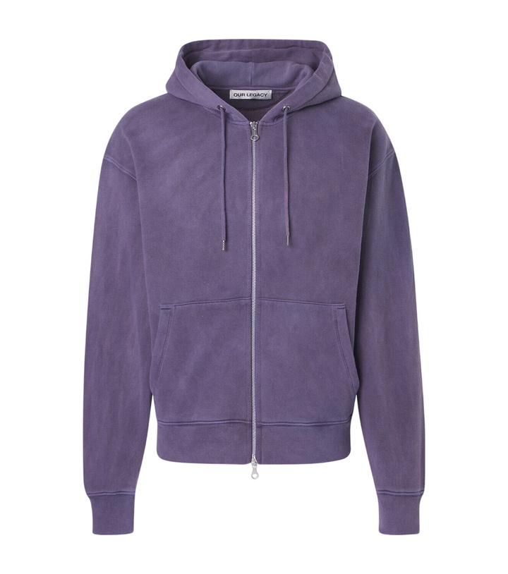 Photo: Our Legacy Rascal cotton fleece zip-up hoodie