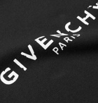 Givenchy - Logo-Print Loopback Cotton-Jersey Hoodie - Black