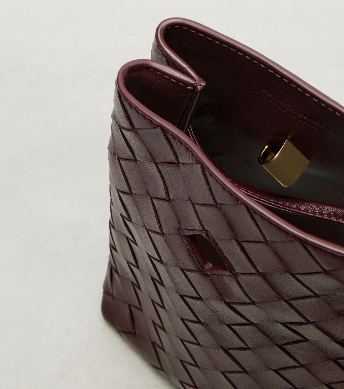 Bottega Veneta Andiamo Intrecciato leather phone pouch