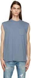 John Elliott Blue Rodeo Tank Top