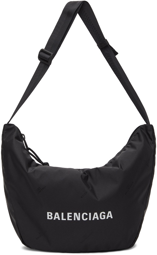 Photo: Balenciaga Black Expandable Sling Bag