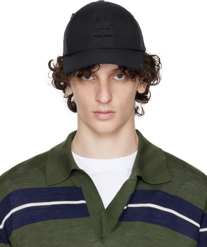 Photo: AMI Paris Black 'Ami' Cap