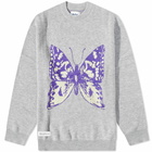 Butter Goods Men's Butterfly Crew Knit in Heather Grey