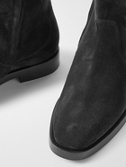 Brunello Cucinelli - Suede Chelsea Boots - Black