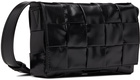 Bottega Veneta Black Small Cassette Messenger Bag