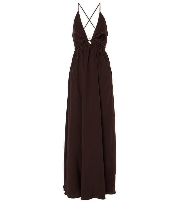 Photo: Heidi Klein Coco Palm silk maxi dress