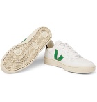Veja - V-10 Rubber-Trimmed Leather Sneakers - Men - White