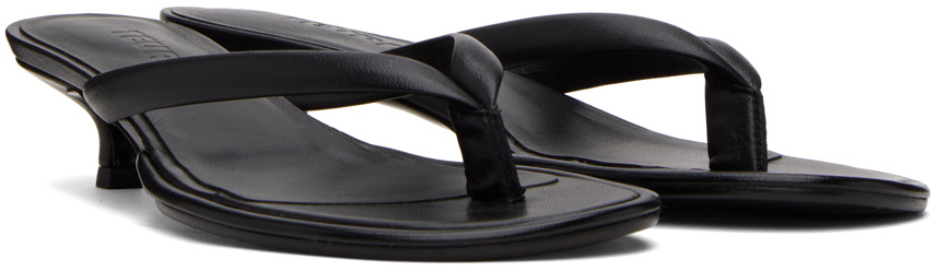 Teurn Studios SSENSE Exclusive Black Heeled Sandals