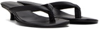 Teurn Studios SSENSE Exclusive Black Heeled Sandals