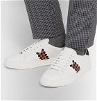 Bottega Veneta - Intrecciato-Panelled Leather Sneakers - Men - White
