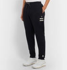 Moncler Genius - 7 Moncler Fragment Slim-Fit Tapered Appliquéd Printed Loopback Cotton-Jersey Sweatpants - Black