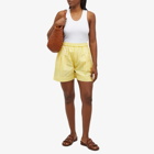 Saks Potts Women's Zia Shorts in Yellow Melon Stripe