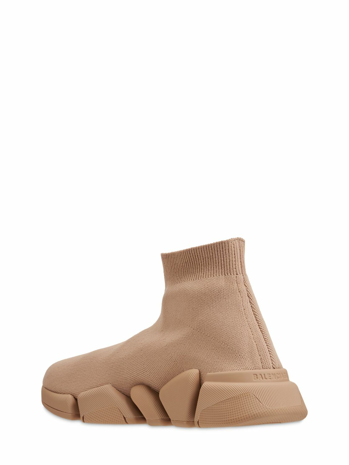 BALENCIAGA - 30mm Speed Recycled Knit Sneakers Balenciaga