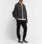 Dolce & Gabbana - Sorrento Logo-Print Stretch-Knit Slip-On Sneakers - Black