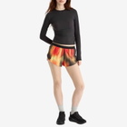 Nike Running Nike Aeroswift Entry Short in Lemon/Crimson/Black
