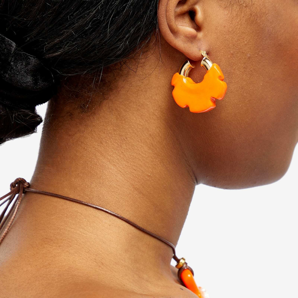 éliou Women's Massi Earrings in Orange/Gold