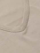Hanro - Natural Function Stretch-Lyocell and Cotton-Blend Jersey T-Shirt - Brown