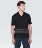 Loro Piana Embroidered cotton-blend shirt