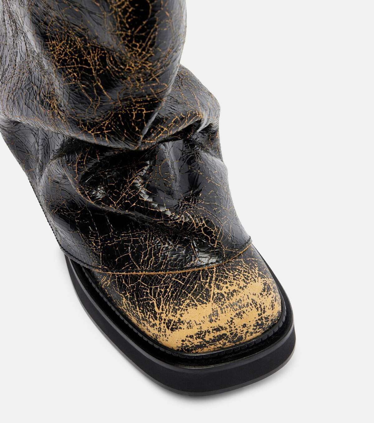 The Attico Robin leather knee-high boots